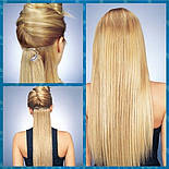 Штучне волосся на шпильках. Колір #08А Темно-русявий, фото 3