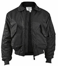 Льотні Куртки репліка CWU Flight Jacket чорні від Miltec
