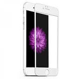  Скло 5D ударостійке для IPhone 6/6S Захисне White Tempered Glass, фото 2