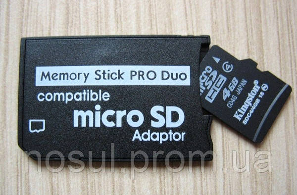 PSP Переходник адаптер micro SD Memory Stick Pro Duo замена - фото 1 - id-p747046