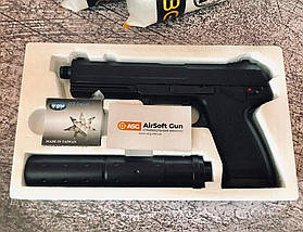 Mk23 NON-BLOWBACK HEAVY WEIGHT GAS PISTOL [STTI] (для страйкболу), фото 4