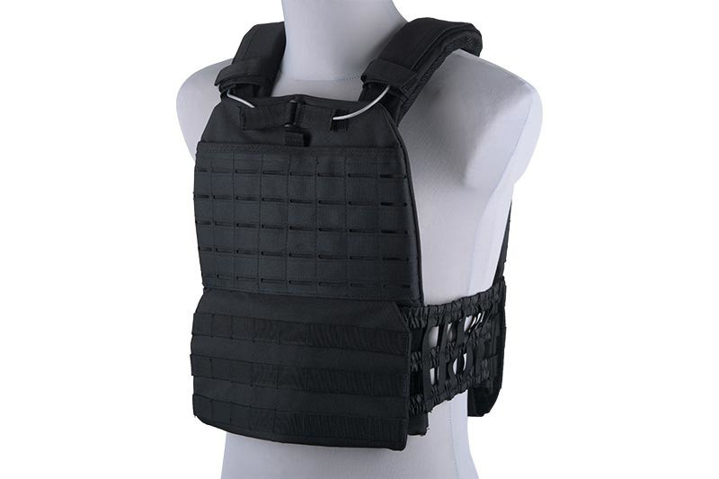 Розвантажувальний жилет plate carrier molle/laser-cut - BLACK [GFC TACTICAL] (для страйкболу)