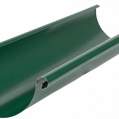 Водостік з оцинкованої сталі з полімерним покриттям - Жолоб зелений,6005, фото 2