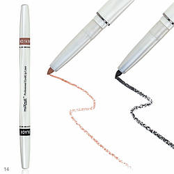 Двосторонній автоматичний олівець для очей і губ maXmaR № 14 MC-005