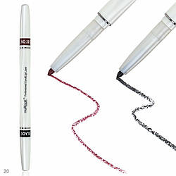 Двосторонній автоматичний олівець для очей і губ maXmaR № 20 MC-005