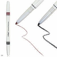 Двухсторонний автоматический карандаш для век и губ maXmaR № 04 MC-005