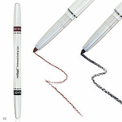 Двосторонній автоматичний олівець для очей і губ maXmaR № 10 MC-005