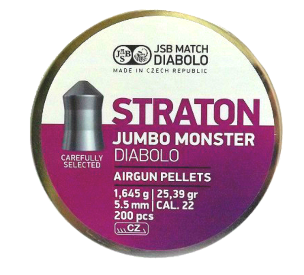 Кулі пневматичні JSB Diabolo Straton Jumbo Monster, 200 шт/уп, 1,645 р, 5,51 мм