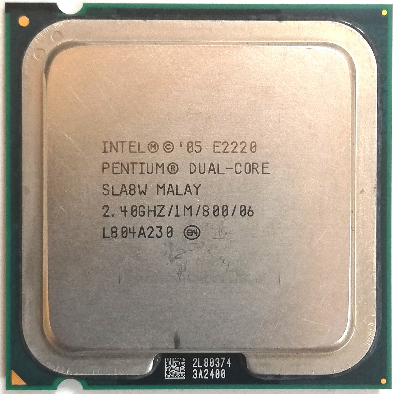 Процессор Intel Pentium E2220 SLA8W 2.40GHz 1M Cache 800 MHz FSB Socket 775 Б/У