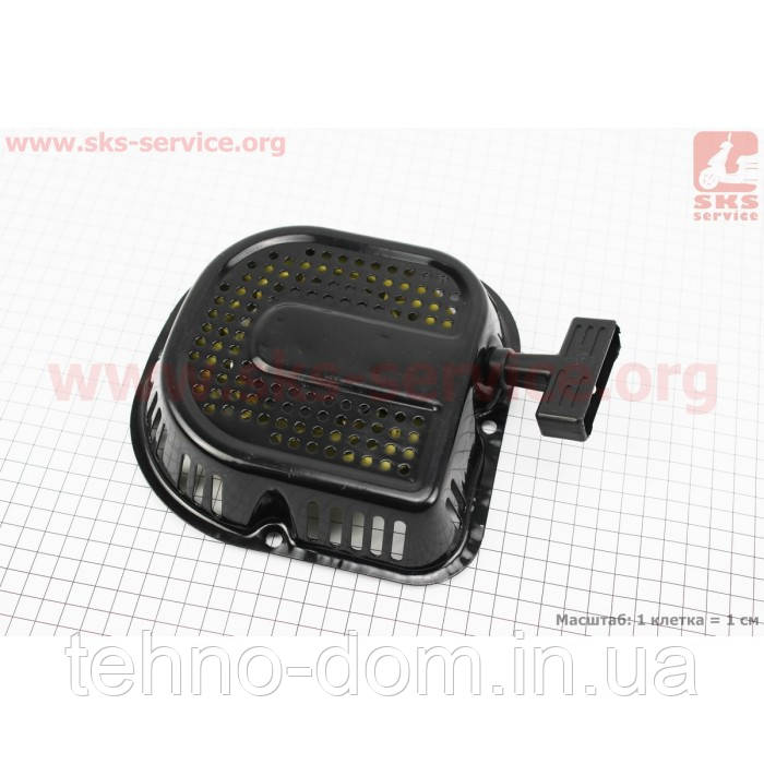 Стартер ручний у зборі двигуна мотоблока 168F/170F Тип No4