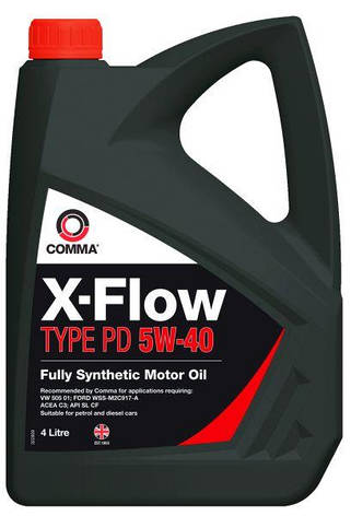 Моторное масло X-FLOW PD 5W40 SYNT. 4L COMMA, фото 1