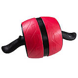 Ролик для преса зі зворотним механізмом Ab Carver Pro 19 см FI-5031, фото 2