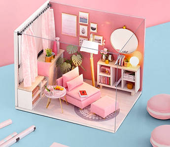 Ляльковий будиночок своїми руками DIY "Кімната відпочинку для принцеси" (арт. DR007)