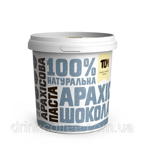 Арахiсова паста кранч з чорним шоколадом и сіллю, 500 г, фото 1