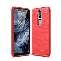 Чохол силіконовий TPU на Nokia X6 червоний