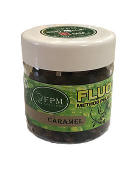 Soft Method Pellet Fluo FPM 8мм 50г у банку Caramel Карамель