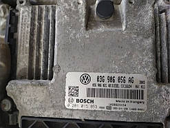 Блок управління двигуном 1.9 bls skoda volkswagen