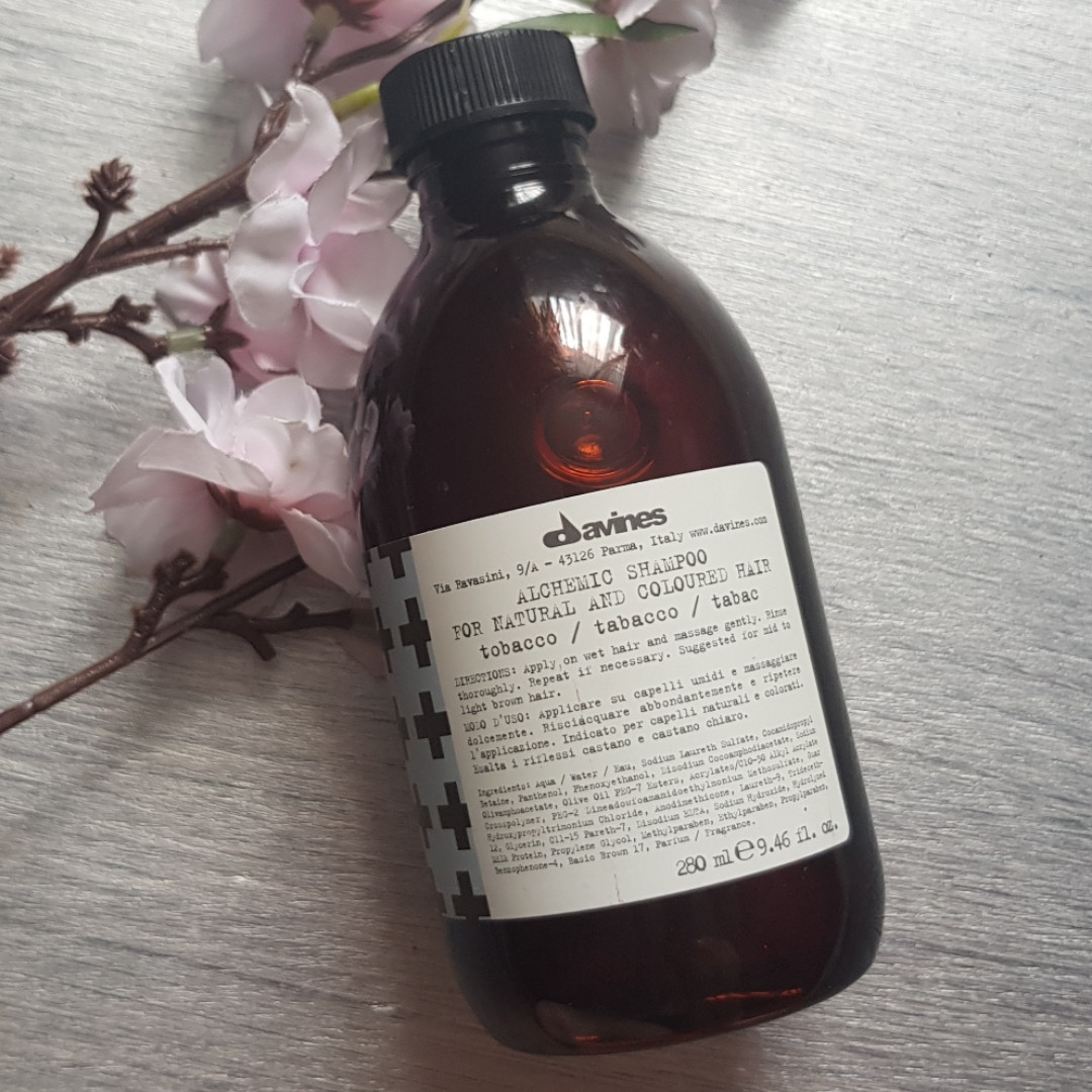 Відтіночний Тютюновий шампунь для волосся Davines Alchemic Shampoo Tabacco 280 мл