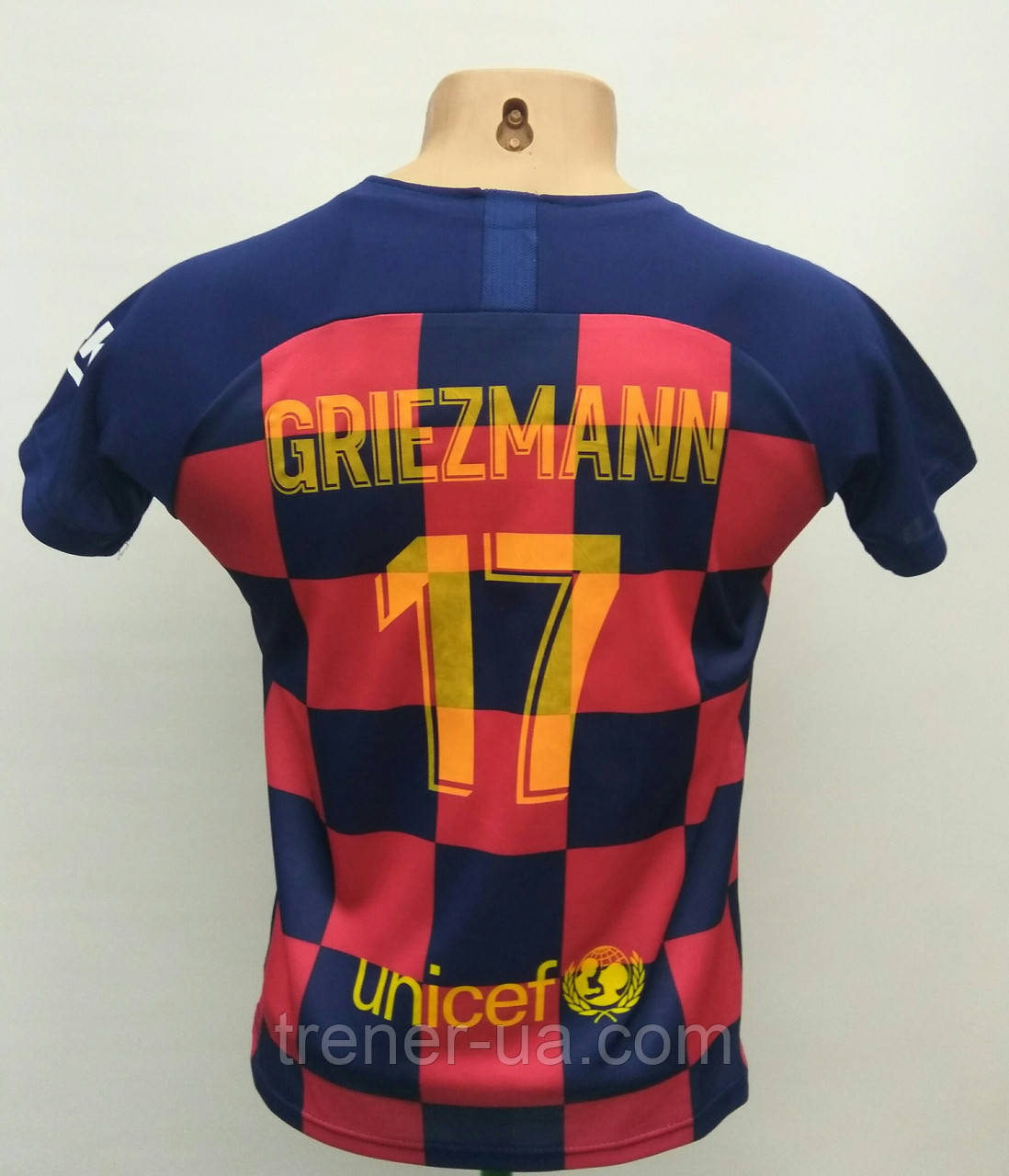 Футбольна форма дитяча Barcelona в стилі Nike Griezmann сезон 2019-20