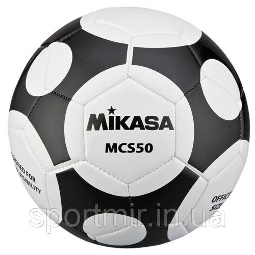 МЯЧ ФУТБОЛЬНЫЙ Mikasa MCS50-WBK ОРИГІНАЛ, фото 1