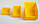 Ящик-контейнер 701 ПРЕМІУМ 230х145х125 мм жовтий для зберігання деталей, фото 4