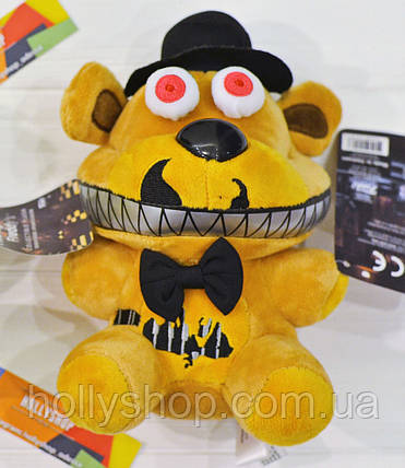 М'яка іграшка П'ять ночей з Фредді аніматронік Фредді Фазбер Freddy 18 см, фото 3