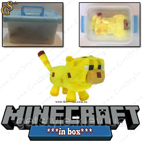 Дитинча Оцілот з Minecraft — "Baby Ocelot" — у пластиковому боксі!