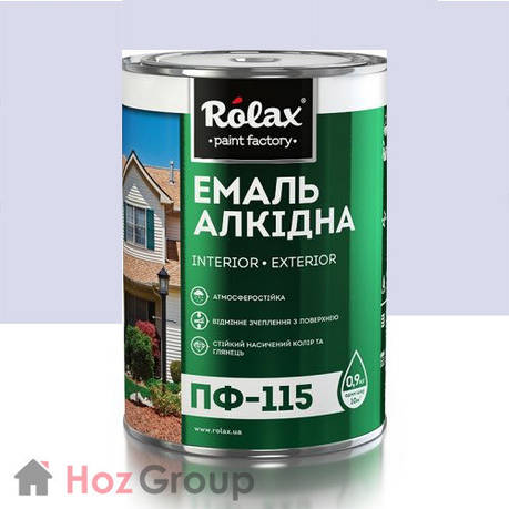 Эмаль алкидная ПФ-115 алюминиевая 2,8кг Ролакс Rolax, фото 2