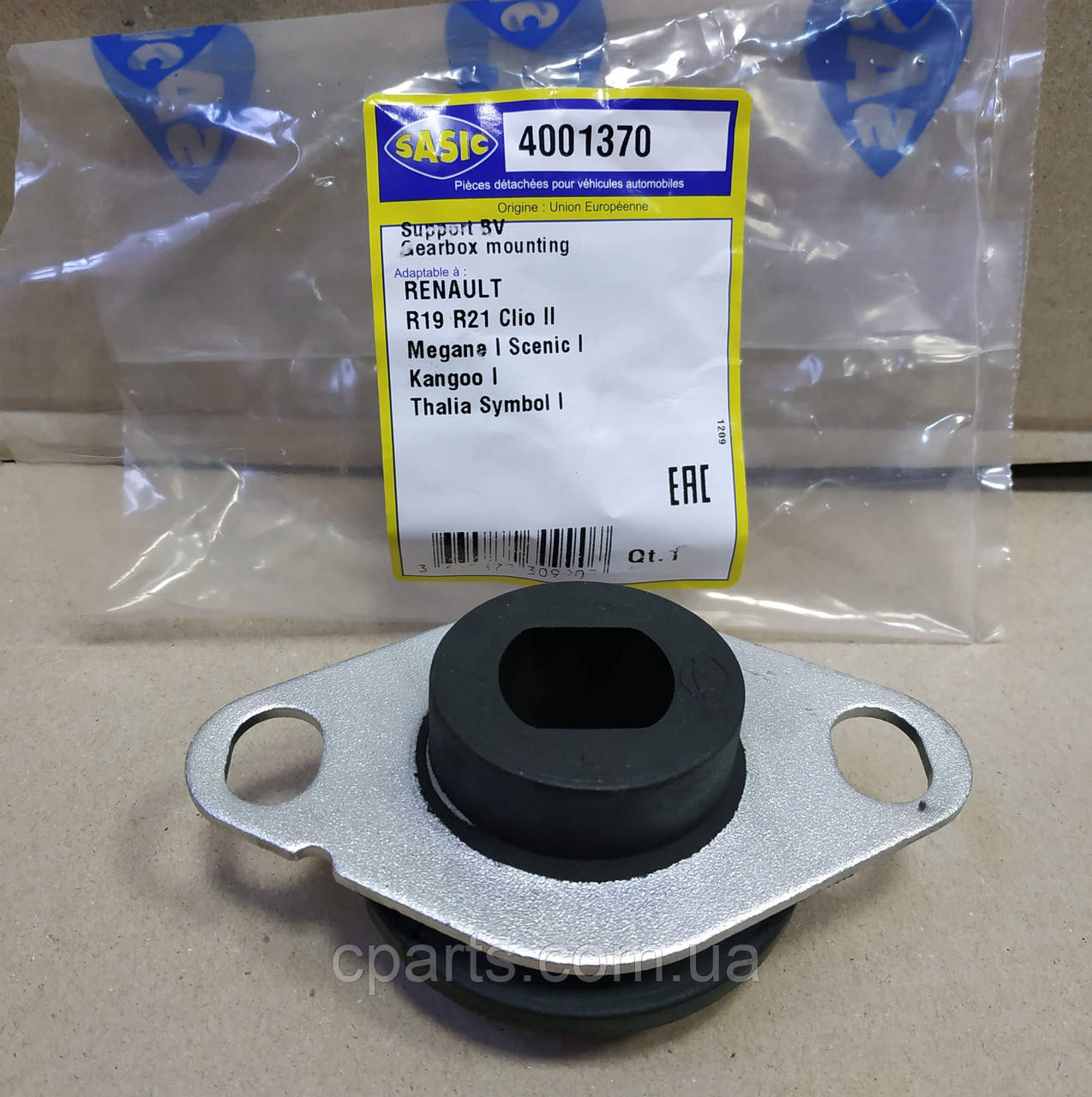 Подушка двигателя левая Dacia Solenza (Sasic 4001370)(высокое