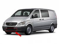 Зимняя накладка на решетку радиатора (глянцевая) Mercedes Vito 2003-2010 (мерседес вито)