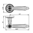 Ручка дверна Armadillo Matador CL4-SILVER-Срібло 925, фото 2