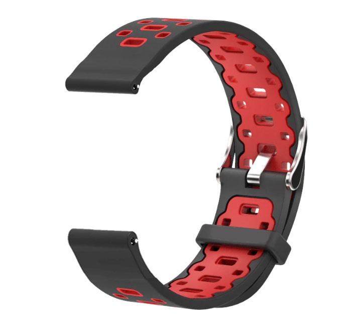 Спортивний ремінець Primo Perfor Classic для годинника Samsung Galaxy Watch 3 41mm (SM-R850) - Black&Red