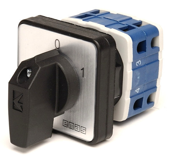 Перемикач 4-полюсний ON-OFF (0-1) 63А, фото 1