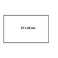 Етикет-стрічка 37 x 28 біла пряма (Printex)