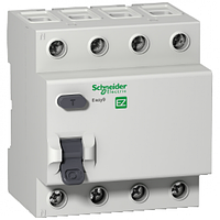 УЗО 4 полюса, 30 мА, 25 А, EZ9R34425 Schneider Electric