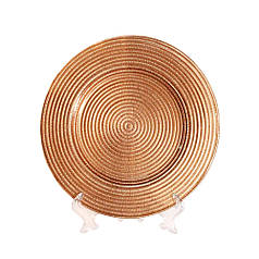 Тарілка обідня скляна Шоколад 21 см