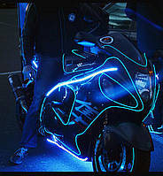 Підсвітка мотоцикла-холодним неоном. Є 10 кольорів неону.