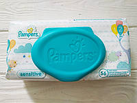Детские влажные салфетки Pampers SensItive 56шт. Испания