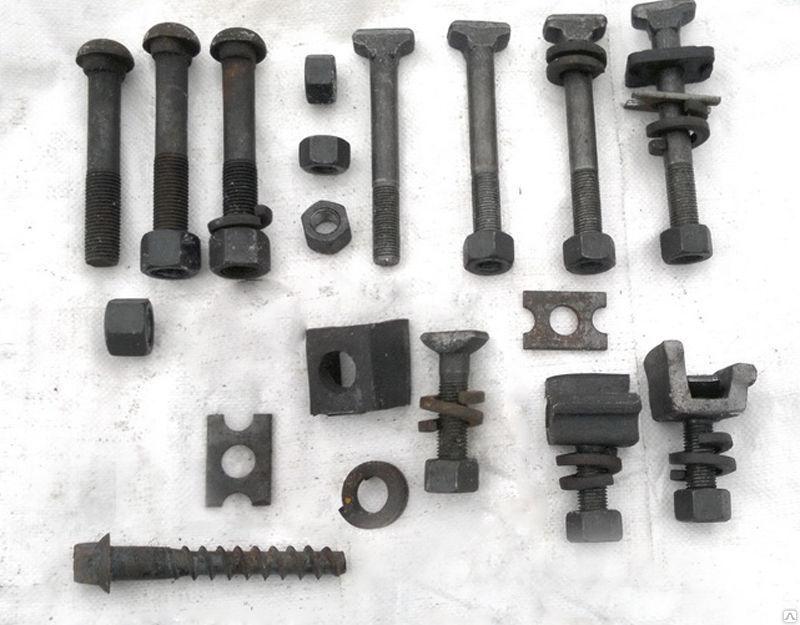 Болт бутовий стиковий сталь 40 M27x180, фото 1