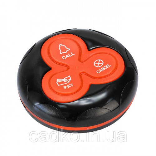 Кнопка виклику персоналу R-333 Black/Red Recs USA