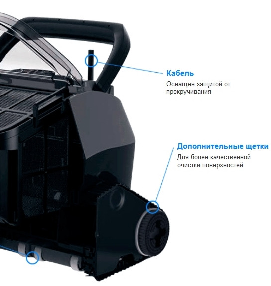 пристрій робот–пилососа AquaViva 7320 Black Pearl