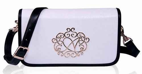 Жіночий клатч Alba Soboni А 14003 білий з чорним, фото 1