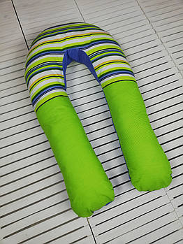 Подушка для вагітних, подушка обіймашка Підкова "Green tale"