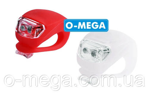 Велосипедний ліхтар HJ 008-2 (red+white)