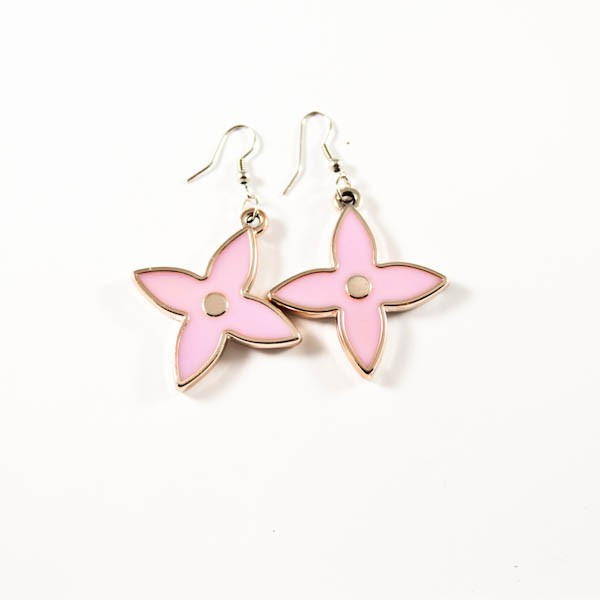 Сережки емальований пластик "Зірка", фото 1