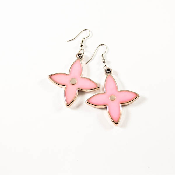 Сережки емальований пластик "Зірка", фото 1