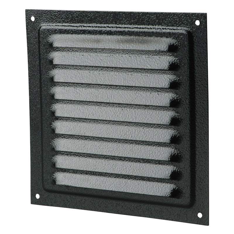 Решітка металева Вентс МВМ 125с чорна (RAL 9005)