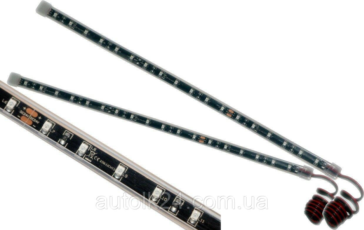 Світлодіодна Led-стрічка 30 см 12 V (вологозахисна) колір Синій (Blue)