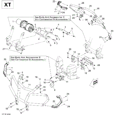 Задній бампрер Brp Can-Am Outlander 705002806