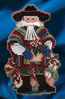 Набор для вышивания "Feliz Navidad Santa//С Рождеством Христовым Санта" Mill Hill MH204303